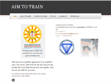 Tablet Screenshot of aimtofitness.weebly.com