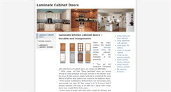 Desktop Screenshot of laminatecabinetdoors.weebly.com