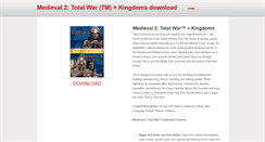 Desktop Screenshot of medieval2totalwar.weebly.com