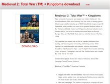 Tablet Screenshot of medieval2totalwar.weebly.com