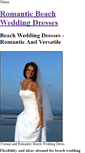 Mobile Screenshot of beach-wedding-dresses.weebly.com