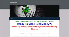 Desktop Screenshot of dailymoney900.weebly.com