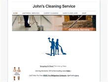 Tablet Screenshot of johnscleaningservice.weebly.com