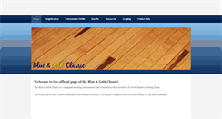 Desktop Screenshot of blueandgoldclassic.weebly.com