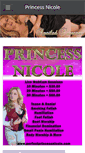Mobile Screenshot of perfectprincessnicole.weebly.com