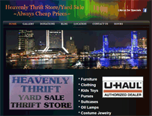 Tablet Screenshot of heavenlythriftstore.weebly.com