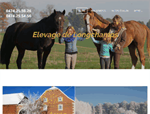 Tablet Screenshot of elevagedelongchamps.weebly.com