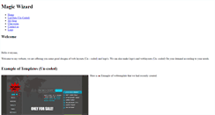 Desktop Screenshot of magicwiz.weebly.com