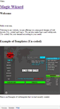 Mobile Screenshot of magicwiz.weebly.com