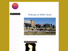 Tablet Screenshot of mmschoir.weebly.com