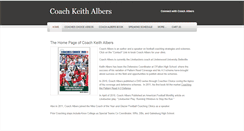 Desktop Screenshot of coachkeithalbers.weebly.com
