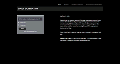 Desktop Screenshot of dailydomination.weebly.com