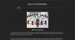 Desktop Screenshot of boltenterprises.weebly.com