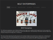 Tablet Screenshot of boltenterprises.weebly.com