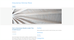 Desktop Screenshot of insuranceadvicenow.weebly.com