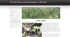 Desktop Screenshot of gist2010.weebly.com