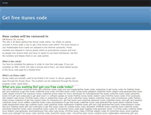 Tablet Screenshot of getfreeitunescode.weebly.com