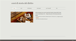 Desktop Screenshot of corsistoriadiritto.weebly.com