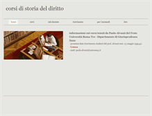 Tablet Screenshot of corsistoriadiritto.weebly.com