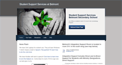 Desktop Screenshot of belmontsupport.weebly.com