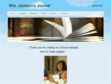 Tablet Screenshot of mrsjacksonsjournal.weebly.com