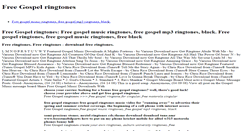 Desktop Screenshot of freegospelringtones.weebly.com