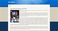 Desktop Screenshot of movilnet.weebly.com