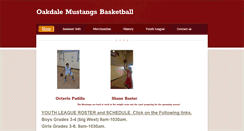 Desktop Screenshot of oakdalebasketball.weebly.com