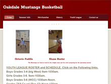 Tablet Screenshot of oakdalebasketball.weebly.com