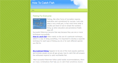 Desktop Screenshot of howtocatchfish.weebly.com