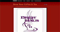 Desktop Screenshot of brewhauscoffee.weebly.com