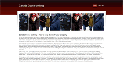 Desktop Screenshot of canadagooseclothing.weebly.com