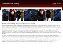 Tablet Screenshot of canadagooseclothing.weebly.com