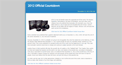 Desktop Screenshot of december212012theend.weebly.com