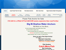 Tablet Screenshot of power-pole-for-boats.weebly.com