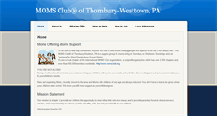 Desktop Screenshot of momsclubofthornburypa.weebly.com