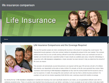 Tablet Screenshot of lifeinsurancecomparisonhelper.weebly.com