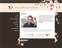 Tablet Screenshot of joshandbethwedding.weebly.com