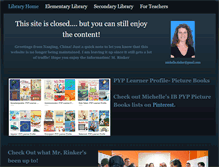 Tablet Screenshot of isylibrary.weebly.com