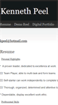 Mobile Screenshot of kpeelresume.weebly.com