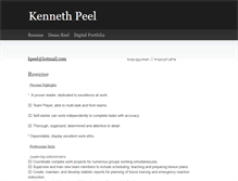 Tablet Screenshot of kpeelresume.weebly.com