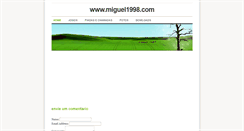 Desktop Screenshot of miguel1998.weebly.com