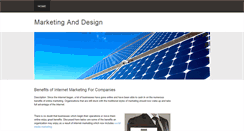 Desktop Screenshot of marketinganddesigns.weebly.com