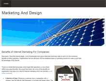 Tablet Screenshot of marketinganddesigns.weebly.com