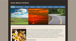 Desktop Screenshot of emilywalton-portfolio.weebly.com