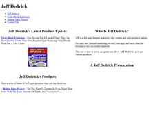Tablet Screenshot of jeffdedrick.weebly.com