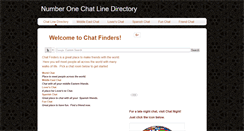 Desktop Screenshot of chatfinders.weebly.com