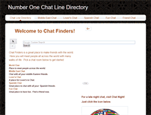 Tablet Screenshot of chatfinders.weebly.com
