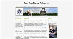 Desktop Screenshot of ericacanmakeadifference.weebly.com