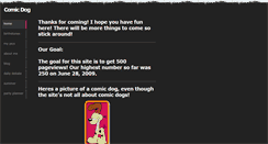 Desktop Screenshot of comicdog.weebly.com